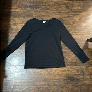 ASOS black scoop neck muscle fit tee size large